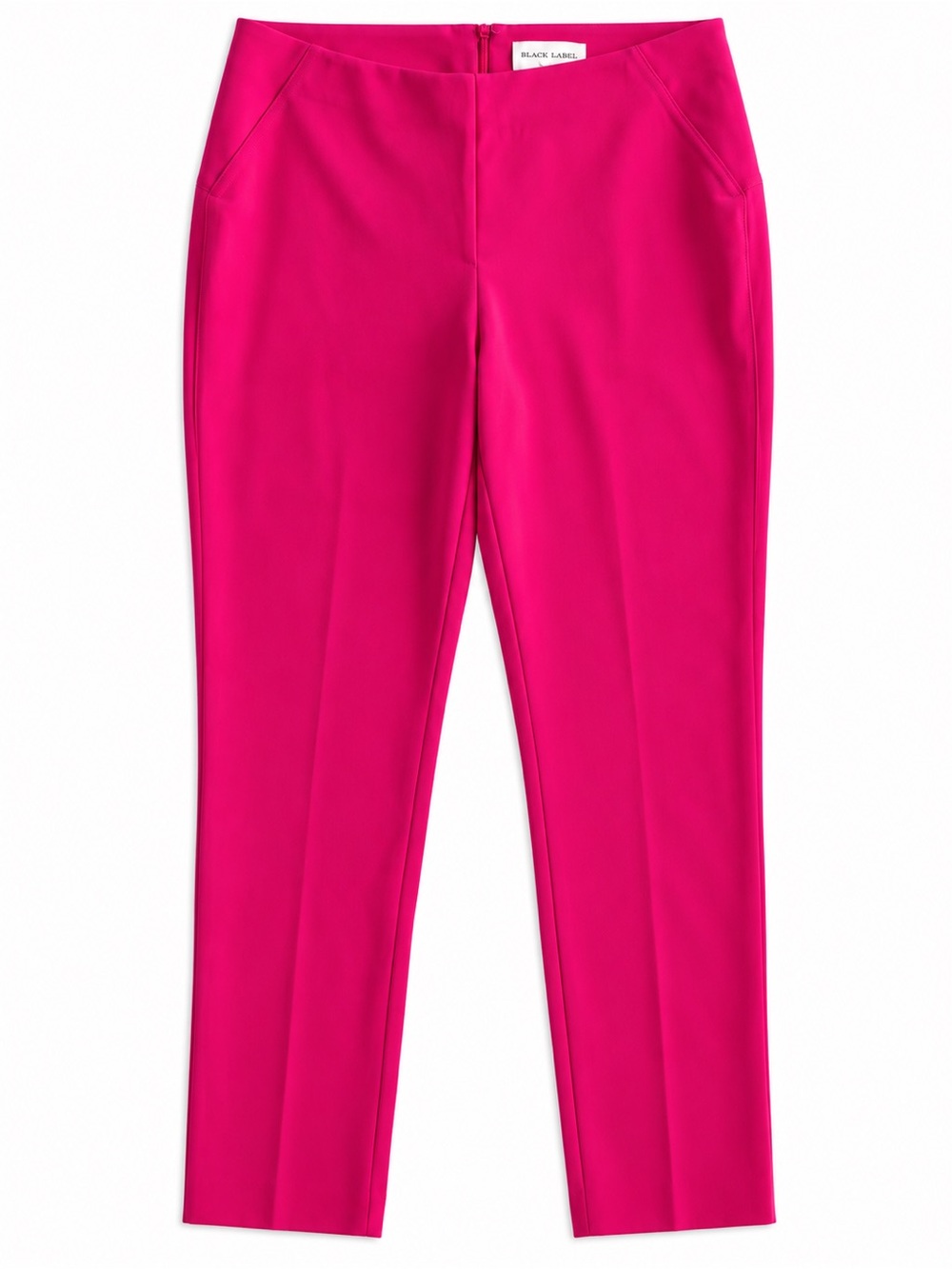 Chico’s Black Label Slim Fit Ankle Pants Haute Pink Preppy Stretch Hot Pink 10